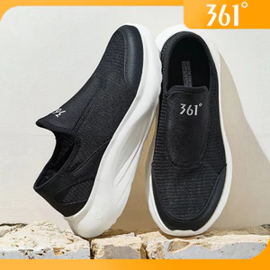 361° Giày Đi Bộ Nam Siêu Nhẹ Không Dây Thoáng Khí Chống Sốc Êm Đầu Gối