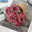 <cosyh>Realistic Artificial Roses Potted Plants Silk Cloth Flowers for Home Decor