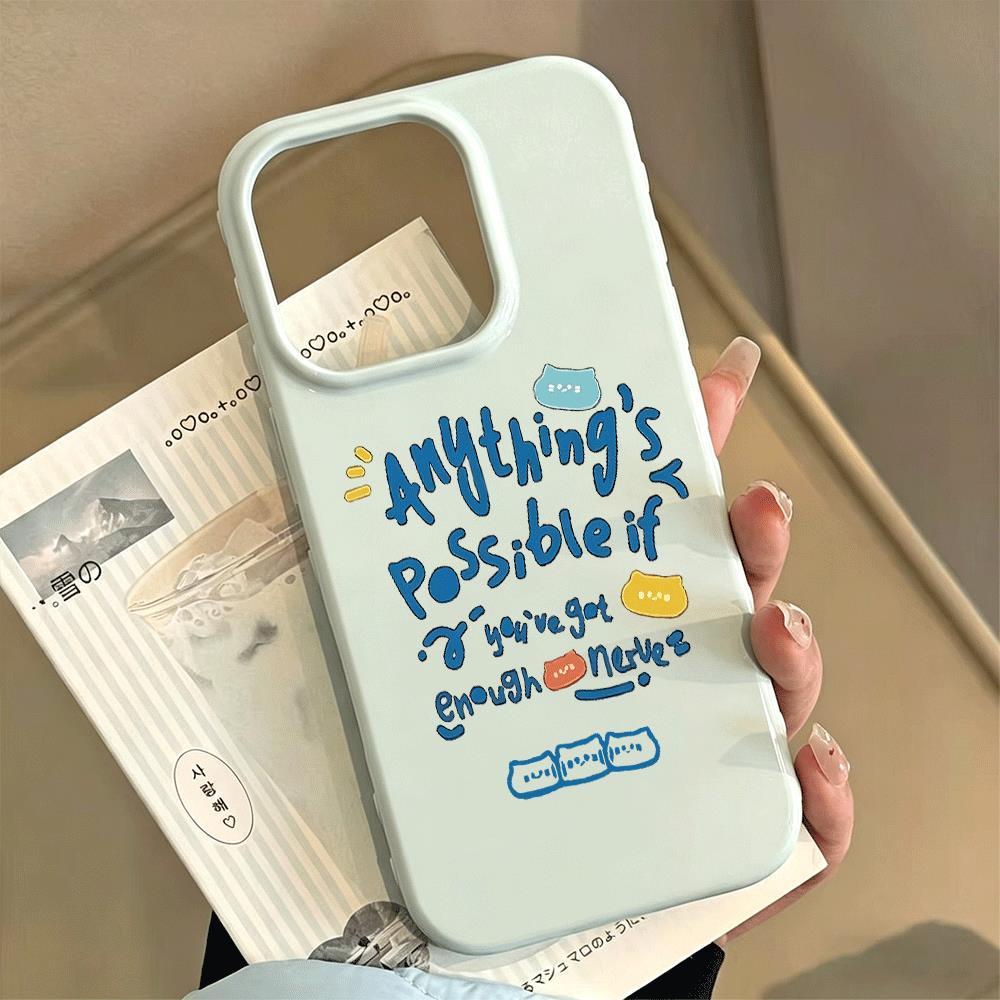 Nguyên khí văn bản cho iPhone17promax trường hợp điện thoại 161514plus3trong1bezel131121