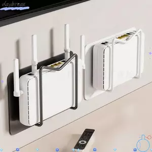 Giá đỡ bộ định tuyến DAYBREAK, Giá đỡ hộp đa năng không khoan, gắn tường đa năng với móc thiết thực Giá lưu trữ bộ định tuyến tại nhà