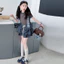 Váy Kẻ Sọc Bé Gái Mùa Hè Phong Cách Mới Trẻ Em Phiên Bản Hàn Quốc Váy Thời Trang Phối Ren Cao Cấp