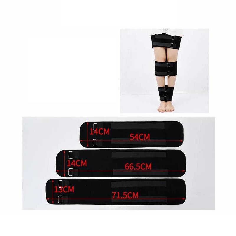E-WOITD 3 Cái / bộ Đai chỉnh tư thế chân đa năng, hỗ trợ chân loại O/X