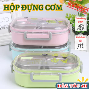 Hộp Cơm Văn Phòng LUMERA HOME Chống Gỉ Sét, Giữ Thực Phẩm Tươi Ngon Dễ Vệ Sinh