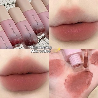 METUBE Matte Lip Gloss, Trang điểm môi Satin dưỡng ẩm, Son dưỡng môi 2,5g kết cấu kem lâu trôi cho bé gái nữ