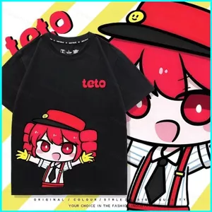 SY3 Kasane TETO Hatsune Miku Áo thun mùa hè Anime Tay Ngắn Top YS3
