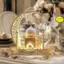 {BUDDI} Trang trí lâu đài hình lưỡi liềm Acrylic 2D Trang trí lễ hội Ramadan Eid Al-Fitr Mubarak Bảng hiệu bàn Hồi giáo Trang trí sự kiện tiệc tại nhà {buddingenergy}