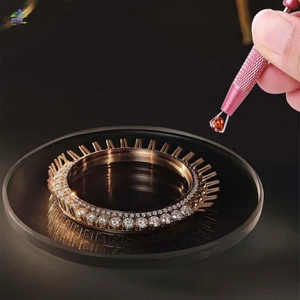 Dụng cụ lấy bóng xuyên thấu Dụng cụ lấy 4 móng bằng thép không gỉ Dụng cụ xỏ khuyên để thay đồ trang sức
