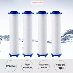 Bộ lọc thay thế ITRUMPET, Hộp đựng phụ kiện phòng tắm Bộ lọc đầu vòi hoa sen, Hộp lọc lọc lọc nước cánh quạt bông PP bền nhất Máy phun tắm cầm tay