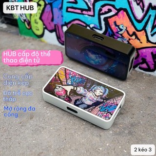 [Ship Nhanh] Bộ Chia Cổng KBT Hub 8K, 3 Cổng Output 8K Polling Rate, Vật Liệu Nhôm Nguyên Khối