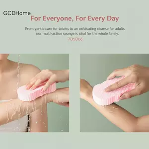GCDHome Bùn Chà Tắm Bọt Biển Bàn Chải Cho Người Lớn Tẩy Tế Bào Chết Máy Chà Magic Mềm Mại Không Đau Vệ Sinh Toàn Thân Cho Tắm Spa Sử Dụng HOT