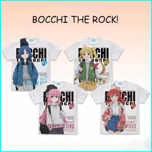 SY3 Bocchi the Rock Hitori Goto Ryo Yamada Nijika Ijichi Ikyuo Kita Cosplay vải 3D Áo thun Anime tay ngắn hàng đầu YS