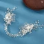 Lược chải tóc đính đá ngọc trai - Barrette chống trượt thủ công cho bữa tiệc công chúa