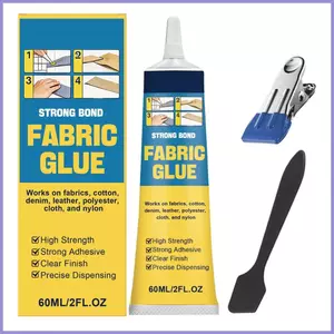 Dung dịch keo dán vải tự dính 60ml chống thấm nước, giặt được, dùng cho kim sa trang trí quần áo, váy đầm mueadsyvn