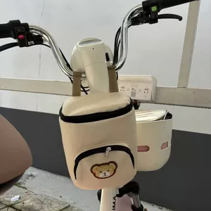 Túi Dung Tích Lớn Lưu Trữ Đi Bộ Cho Bé Dụng Cụ Tiện Dụng Xe Trẻ Em Xe Điện Ba Điểm Cố Định Đa Chức Năng Túi Bảo Quản 26.3