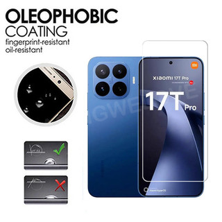 Dành Cho Xiaomi 17T Pro 5G 2026 17T 15T 17 Pro Max Ultra 4G 5G Full Cover Kính Cường Lực Mặt Trước Phim Bảo Vệ Màn Hình Mặt Sau Ống Kính Máy Ảnh Phim Bảo Vệ