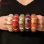 AqToCna Vintage Punk Acrylic Dây Đàn Hồi Thi Vòng Tay Rộng Thời Trang Quyến Rũ Lắc Tay Tính Khí Trang Sức Cho Nữ AqToCna