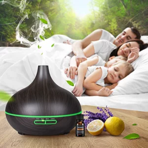 Hành tây Hạt gỗ Máy khuếch tán hương thơm Phòng ngủ gia đình Máy tạo độ ẩm im lặng Tinh dầu siêu âm Máy khuếch tán hương thơm Máy tạo độ ẩm