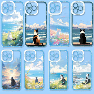 Ốp Điện Thoại Cho Huawei Honor X7D X9D X6C X8C X7B X8B X9B X7A 90 Lite X9A 5G Y9 Prime 2019 Ốp Điện Thoại Anime Phong Cảnh Mèo Hoạt Hình TPU Dễ Thương Chống Sốc Họa Tiết Silicon Hợp Thời Trang