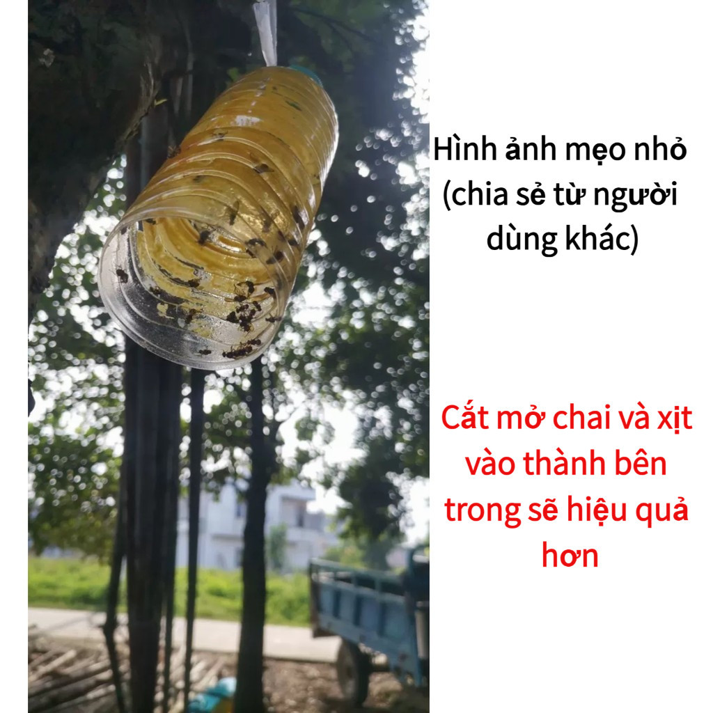 【COD】Keo xịt thu hút ruồi vàng công nghệ Đài Loan, bám chắc trên mọi bề mặt, diệt ruồi triệt để, an toàn cho cây trồng.