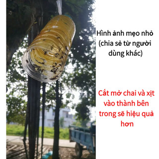 【COD】Chai xịt bẫy ruồi vàng Đài Loan 450ml, công thức đậm đặc, bám dính siêu chắc, chịu được mưa nắng ngoài trời.