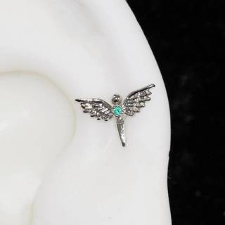 Strongaroetrtomj Wing Sụn Bông Tai Y2K Thời Trang Sáng Bóng Cho Bé Gái Trường Học Hoặc Đi Chơi Phụ Kiện VN