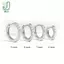 Bông tai nhỏ hình tròn kim loại hợp thời trang dành cho nữ 2 Pa Bộ trang sức thời trang nhẹ cho kỳ nghỉ hoặc bảo hộ lao động