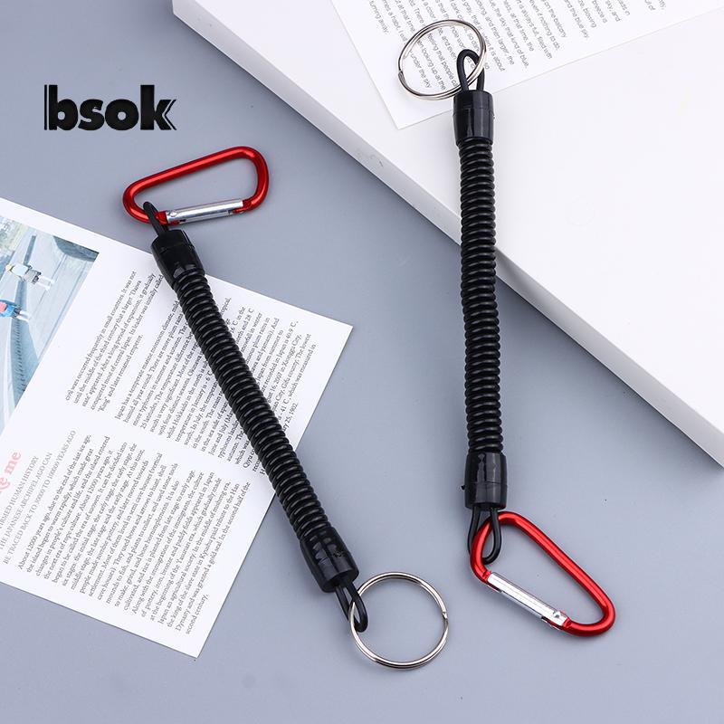 Trailblazer Có Thể Thu Vào Đàn Hồi Móc Khóa Carabiner Móc Lò Xo Chống Mất Dây Cho Đi Bộ Đường Dài Cắm Trại Mới