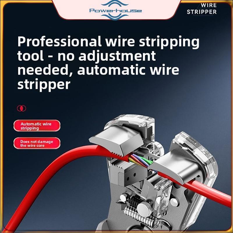 Kìm tuốt dây đa năng POWER Kìm uốn cáp có thể điều chỉnh 10-24 AWG cho xưởng bảo trì thợ điện.