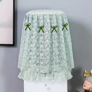XYLBY14 Vỏ Đựng Nước Phong Cách Mới Vỏ Đựng Nước Chống Bụi Bộ Hai Mảnh Hộ Gia Đình Đơn Giản Ren Vải Đựng Nước Bao Da