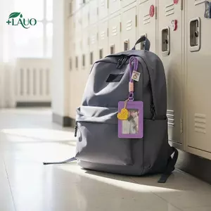 Hộp đựng thẻ PU phong cách Hàn Quốc Springevenstar cho ID và hình ảnh Bao gồm vỏ bảo vệ cho các chuyên gia bận rộn Springevenstar