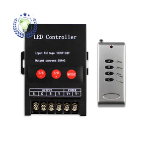 VUG6 3 Nút / 4 Nút RF Vỏ Sắt RGB Bộ Điều Khiển 30A Bộ Điều Khiển Vỏ Sắt Công Suất Cao LED Bộ Điều Khiển Nhiều Màu Sắc