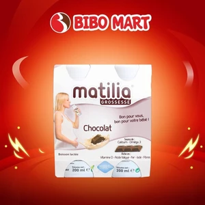 Sữa bầu Matilia vị sô cô la lốc 4 hộp - Bổ sung dưỡng chất cho mẹ và bé