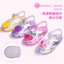 2025 Hoạt Hình Dễ Thương Công Chúa Pha Lê Con Gái Giữa Lớn Trẻ Em Sandal Thạch Flat Baotou Giày La Mã