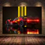 Supercar Le Mans Đỏ 499P Tranh Canvas Treo Tường Thể Thao In Xe Áp Phích Cho Gia Đình Phòng Khách Câu Lạc Bộ
