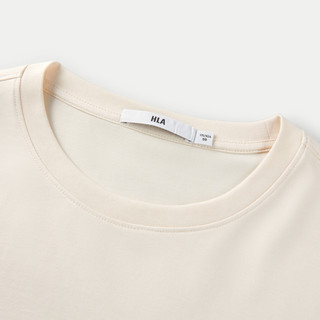 [Giảm 50%] Áo thun nam trơn ngắn tay HLA – Cotton pha Polyester & sợi tái sinh cellulose, Thời trang thoáng khí