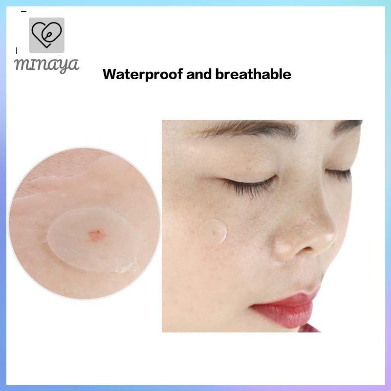 [MINAYA] 24 / 36 Miếng Dán Miếng Dán Mụn Hydrocolloid Hình Tròn Màu Trắng Chống Thấm Nước Điểm Điều Trị Mụn Miếng Dán Che Khuyết Điểm VN