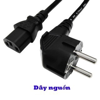 Dây nguồn 3 chấu nồi cơm điện, ấm siêu tốc, nguồn máy vi tính, máy in dây dài  - 1m5