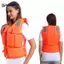 AN.MART Mới Màu Cam Người Lớn Childen Bọt Nổi Bơi Cuộc Sống Jaet Vest Có Còi Thuyền Áo Câu Cá Bơi Trôi Vest VN