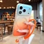 Ốp điện thoại từ tính gradient da dây tay cho iPhone 17 Pro Max 13 14 15 16 pro max Bao gồm tất cả bảo vệ ống kính máy ảnh vỏ mềm vỏ điện thoại vỏ bảo vệ