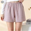 Quần short sọc sóng nhuộm sợi Cotton nguyên chất phong cách cặp đôi / Quần short đi biển ngoài trời mùa hè / Có thể mặc bên ngoài Quần Pyjama tại nhà