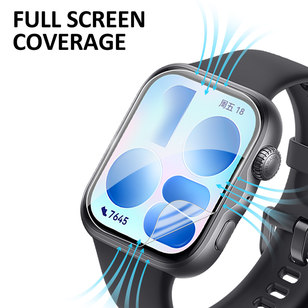 5 Miếng Dán Bảo Vệ Toàn Diện Hydrogel Mềm Cho Huawei Watch Fit 5 Pro / 5 / 4 Pro / 4 Phim Bảo Vệ Màn Hình