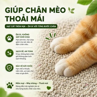 Cát Nhật Đen Cho Mèo 9L ~3.5kg/bao – Vón Cục Siêu Nhanh, Khử Mùi Hiệu Quả Ít Bụi - Wanna Pet