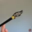 WHX-Yellow Món Ăn Động Cơ Vỏ Kẹp Tóc Cây Mun Kẹp Tóc Phong Cách Cổ Điển Kẹp Tóc Trung Quốc Mới