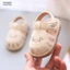 Mùa Xuân Mới Mùa Hè Thêu Giày Sandal Bé Gái Lỗ Giày 0-2 Tuổi Trẻ Em Giày Bé Gái Đế Mềm Gọi Giày