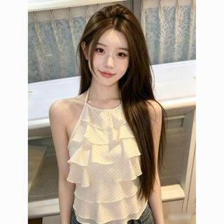 [Ưu đãi đặc biệt trong thời gian có hạn] Phong cách ham muốn tinh khiết kiểu Pháp Xù chấm bi nữ mùa hè 2026 Phong cách mới Thắt lưng hẹp nhẹ nhàng Lớp đế đẹp