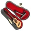 WANYEDI 3 Mô Hình Đàn Guitar Thu Nhỏ, Chất Liệu Gỗ Da Đen Mô Hình Đàn Guitar Gỗ, Có Chân Đế Sưu Tập Các Bức Tượng Nhỏ Đàn Guitar Kích Thước Mini Trang Trí Nhà