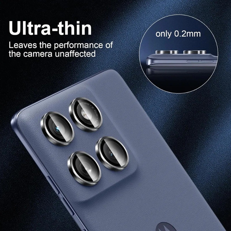 Dành Cho Motorola Edge 70 60 2025 Mặt Sau Điện Thoại Bảo Vệ Camera Cho Motorola Edge 70 60 Fusion + Fusion Plus Hợp Kim Nhôm Kim Loại Ống Kính Máy Ảnh Vòng Nắp Kính Cường Lực Ống Kính