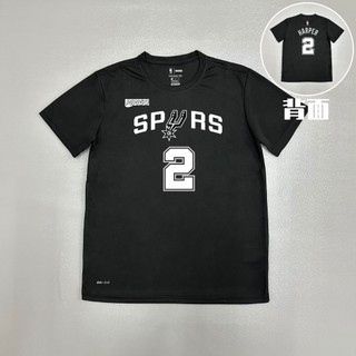 Dylan Harper Áo thun khô nhanh thoáng khí Đồng phục chụp ảnh San Antonio Spurs Ngoại hình Mỹ Đồng phục tập bóng rổ