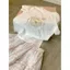 Áo thun ngắn tay Apple Bow phong cách cay ngọt ngào Hàn Quốc dành cho nữ mùa hè Pure Desire Cotton Design Sense Slim-fit All-Match Top