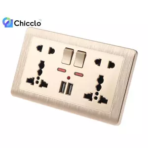 Wall Power Soet Universal 5 lỗ 2.1A Cổng sạc USB kép Soet Nice